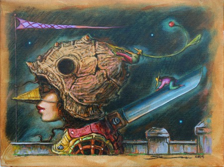 30.5 x 40.5  cms ( 12 x 16 in ).En el limite.